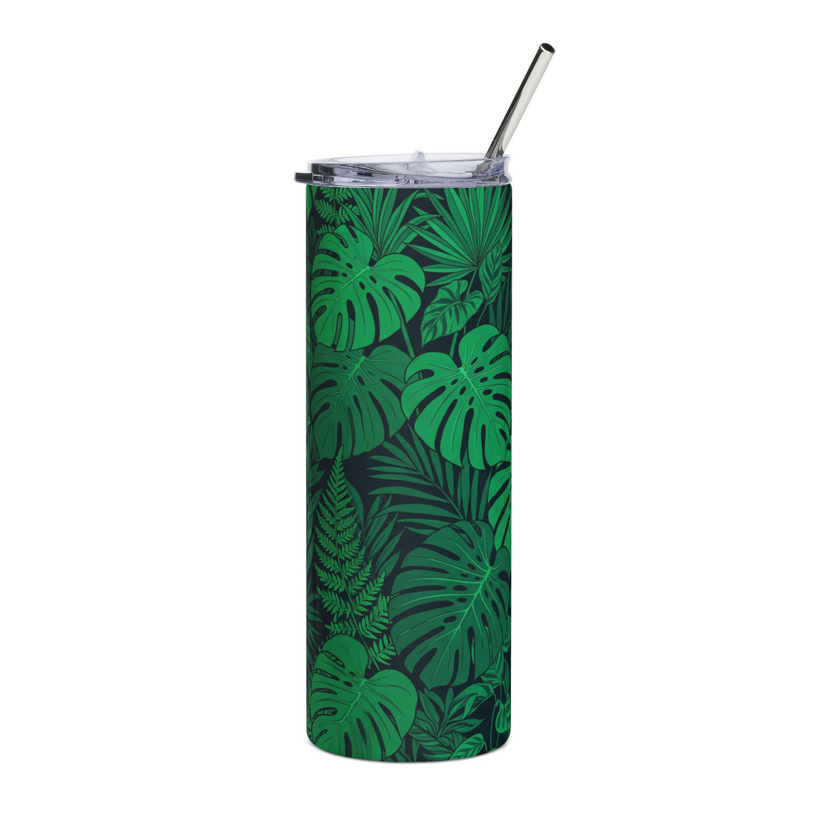 20oz Tropical Leaves Stainless Steel Tumbler – Insulated Skinny Travel Cup