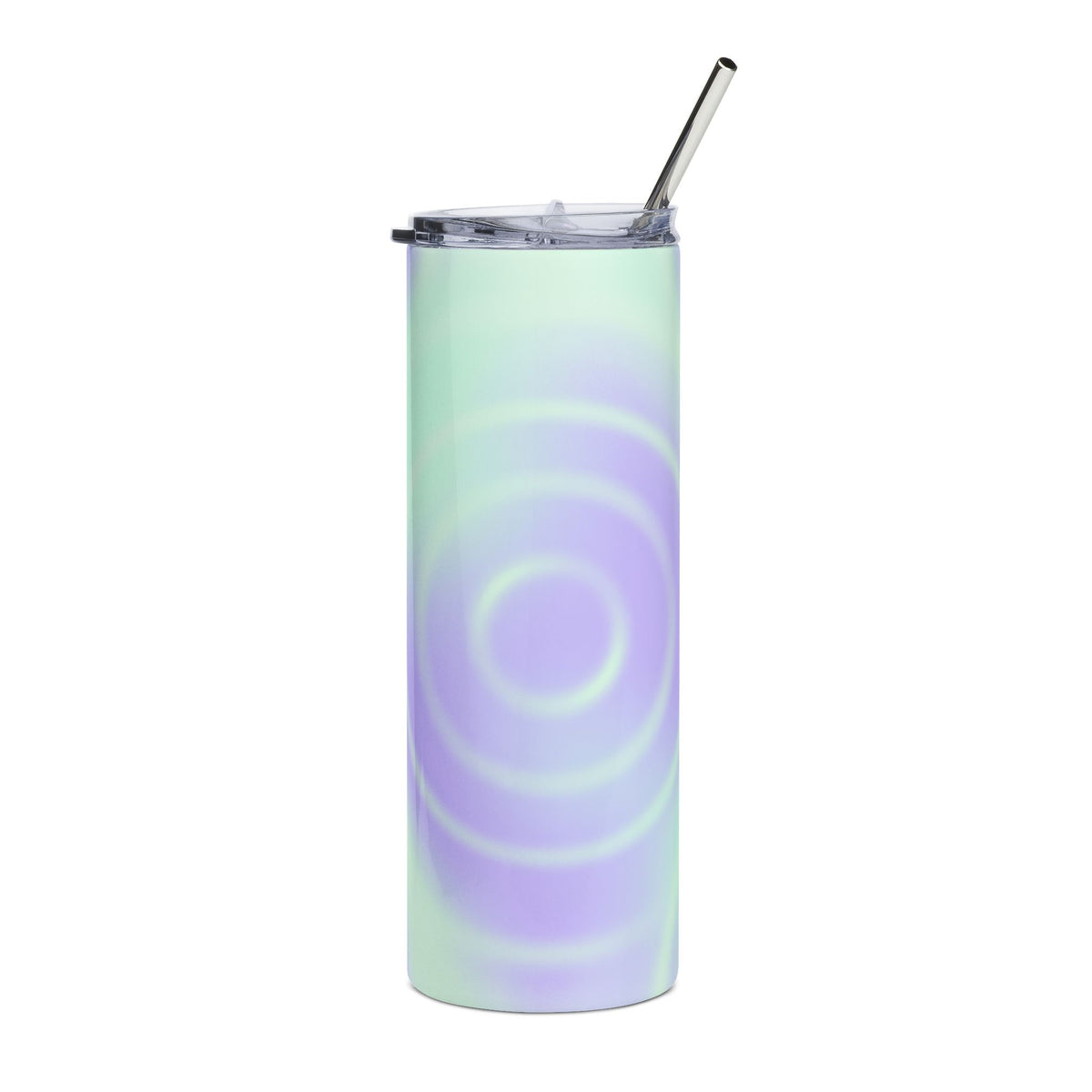 20oz Iridescent Swirl Stainless Tumbler — Pastel Mermaid Vibes